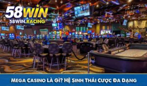 giới thiệu sảnh mega casino 58win